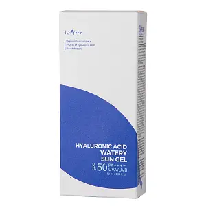Isntree - Hyaluronic Acid - Watery Sun Gel SPF50+/PA++++ - Lightweight Face Protection Cream - Αντηλιακό Gel Προσώπου SPF50 - 50ml