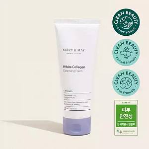 Mary & May White Collagen Cleansing Foam - Καθαριστικός αφρός με κολλαγόνο - 150ml