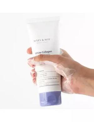 Mary & May White Collagen Cleansing Foam - Καθαριστικός αφρός με κολλαγόνο - 150ml