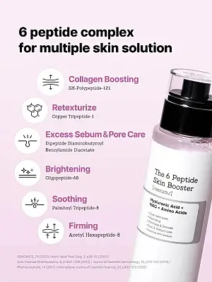 Cosrx The 6 peptide skin booster serum Ορός με 6 πεπτίδια για συνολική βελτίωση της επιδερμίδας - 150 ml