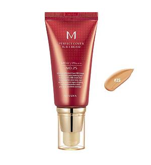 Missha M Perfect Cover PA+++ BB 25 Warm Beige 25 Warm Beige Ενυδατική Κρέμα Προσώπου Ημέρας με SPF42 με Υαλουρονικό Οξύ & Ceramides 50ml