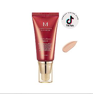 Missha M Perfect Cover PA+++ BB 13 Bright Beige Ενυδατική Κρέμα Προσώπου Ημέρας με SPF42 με Υαλουρονικό Οξύ & Ceramides - 20 ml