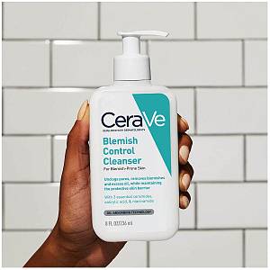 CeraVe Blemish Control Cleanser Τζελ Καθαρισμού Προσώπου Για Επιδερμίδες Με Ατέλειες - 236ml