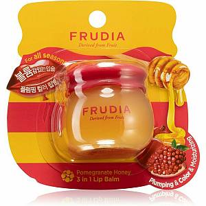 Frudia Pomegranate Honey 3 in 1 Lip Balm Βάλσαμο Χειλιών 3 σε 1 με Μέλι & Εκχύλισμα Ροδιού για Όγκο, Χρώμα & Ενυδάτωση - 10ml