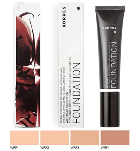 Korres Foundation Wild Rose Spf15 Rf1 30ml