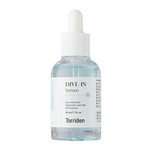 Torriden - Dive-In - Low Molecule Hyaluronic Acid Serum - Ενυδατικός Ορός με Υαλουρονικό Οξύ χαμηλών Μορίων και Κεραμίδια - 50ml