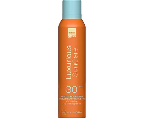 Intermed Luxurious Suncare Αντηλιακή Κρέμα για το Σώμα SPF30 σε Spray 200ml