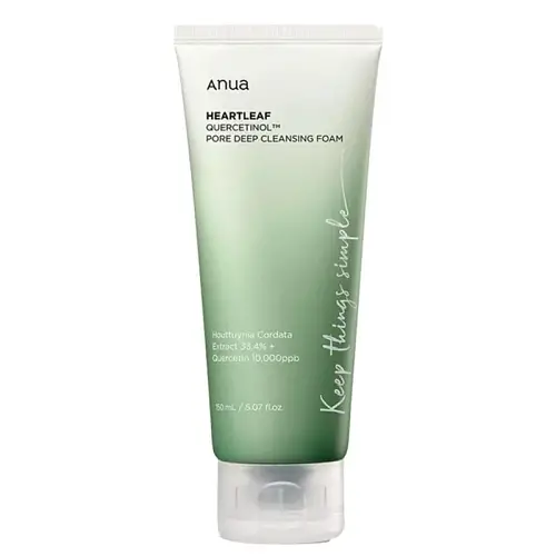 ANUA Heartleaf Quercetionl Pore Deep Cleansing Foam -  Αφρός για καθημερινό βαθύ καθαρισμό - 150ml