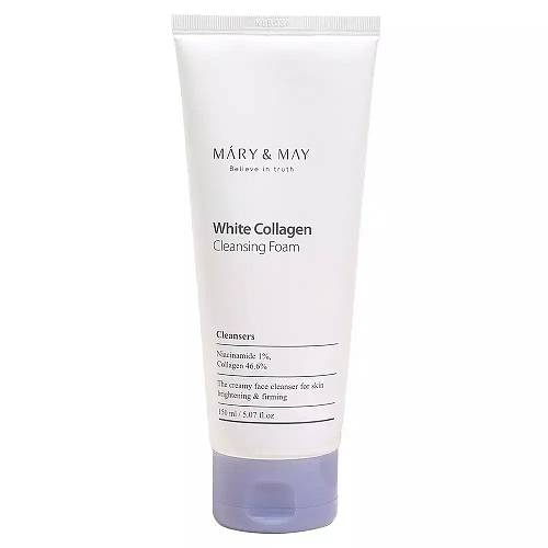Mary & May White Collagen Cleansing Foam - Καθαριστικός αφρός με κολλαγόνο - 150ml