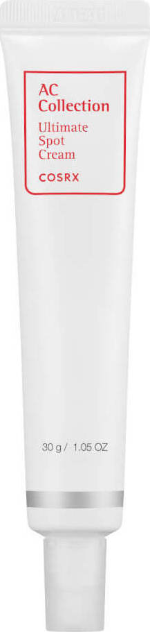 Cosrx AC Collection Ultimate Spot Cream Κρέμα Προσώπου για την Ακμή, τα Σπυράκια & Κηλίδες - 30gr