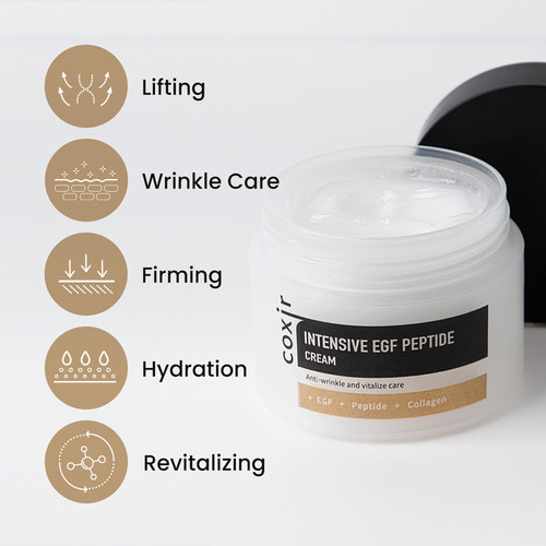 Coxir Intensive Egf Peptide Ενυδατική & Αντιγηραντική Κρέμα Προσώπου - 50ml