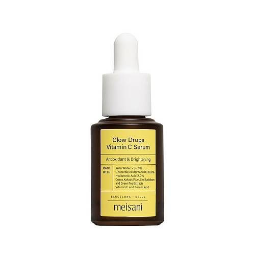 Meisani Glow Drops Ενυδατικό Serum Προσώπου με Βιταμίνη C για Λάμψη - 15ml