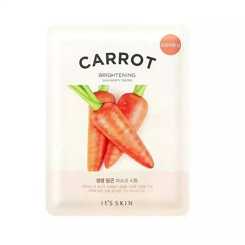 It's Skin Carrot Brightening Sheet Mask - 18 gr