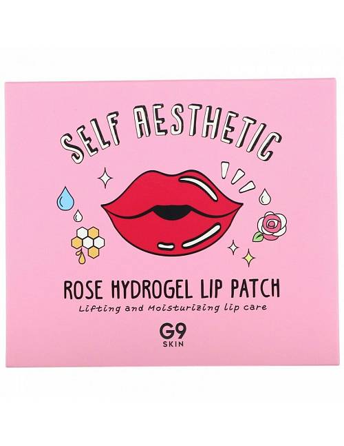G9 Skin Self Aesthetic Rose Hydrogel Lip Patch -  – Ενυδατικά επίθεμα χειλιών για ζουμερά χείλη - 3gr