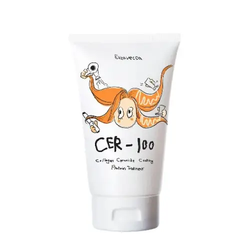 Elizavecca CER-100 Collagen Coating Protein Ion Injection μαλακτική μάσκα μαλλιών - 100ml