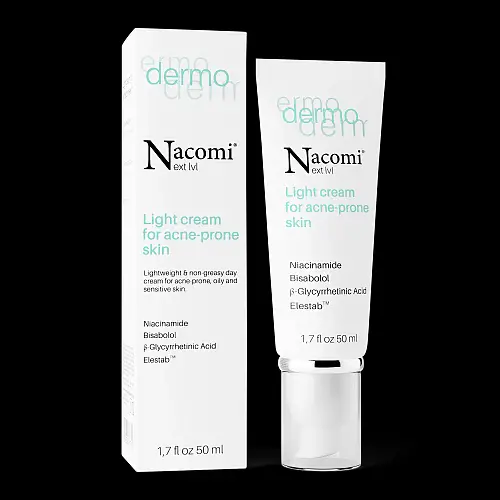 Nacomi Next Level Dermo Light face cream for acne-prone skin 50ml