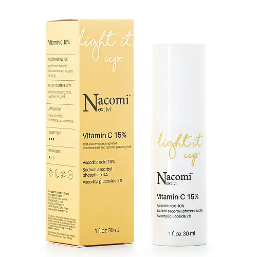 Nacomi Next Level Light it Up Vitamin C 15% Face Serum 30ml