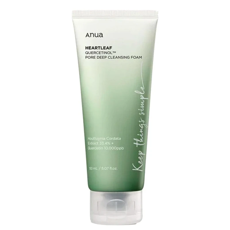 ANUA Heartleaf Quercetionl Pore Deep Cleansing Foam -  Αφρός για καθημερινό βαθύ καθαρισμό - 150ml