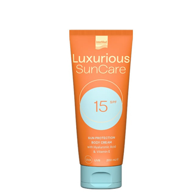 Intermed Luxurious SunCare Face & Body Family Pack με High Protection Face Cream SPF50, 75ml & Sun Protection Body Cream SPF15, 200ml, 1σετ
