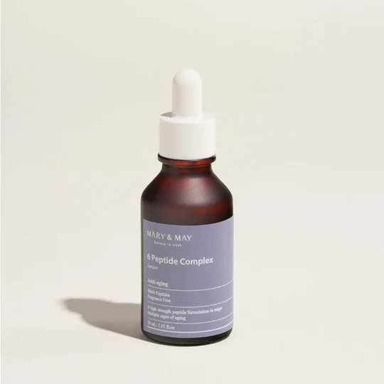 MARY & MAY 6 Peptide Complex - Αντιγηραντικός ορός για την καταπολέμηση των ρυτίδων- 30ml