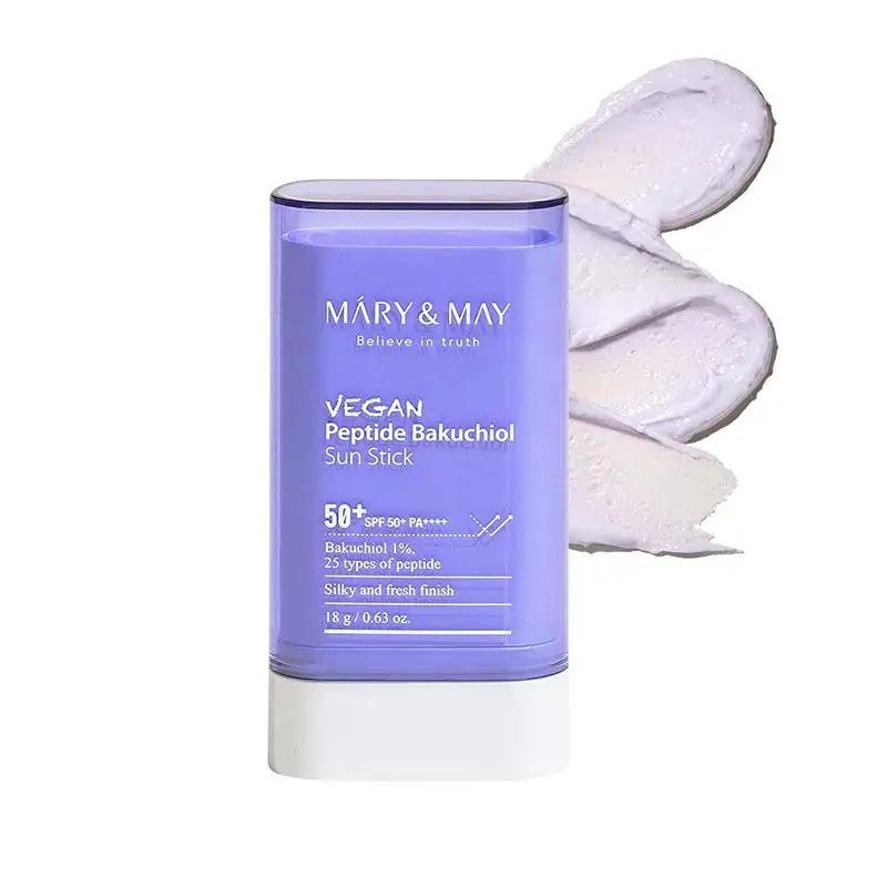 Mary & May Vegan Peptide Bakuchiol Sun Stick SPF50+ Αντηλιακό Στικ Προσώπου και Σώματος 18gr