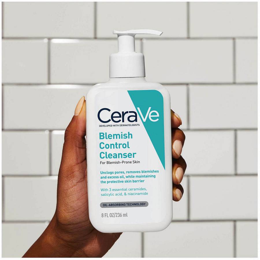 CeraVe Blemish Control Cleanser Τζελ Καθαρισμού Προσώπου Για Επιδερμίδες Με Ατέλειες - 236ml