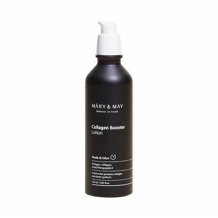 Mary & May Collagen Booster Αντιγηραντική Λοσιόν Προσώπου Ημέρας για Ευαίσθητες Επιδερμίδες με Κολλαγόνο 120ml