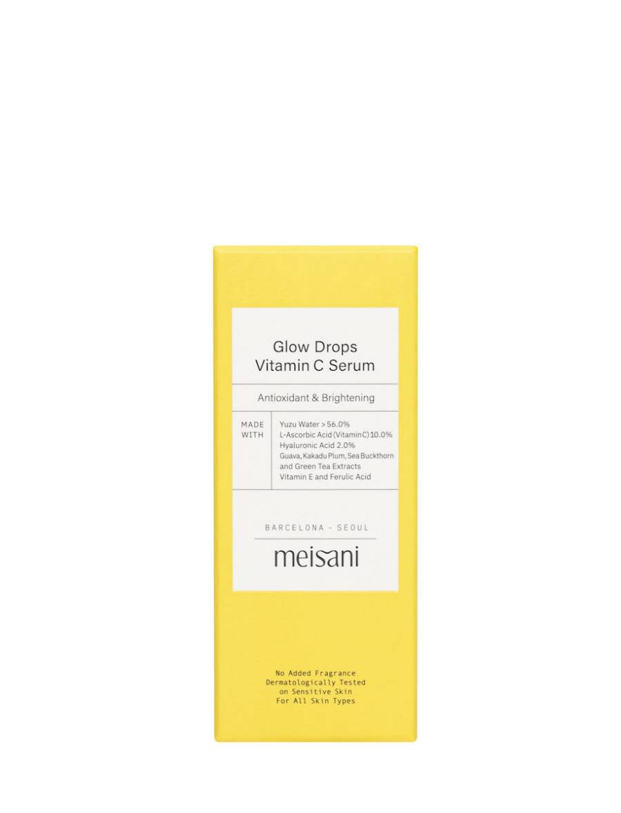 Meisani Glow Drops Ενυδατικό Serum Προσώπου με Βιταμίνη C για Λάμψη - 15ml