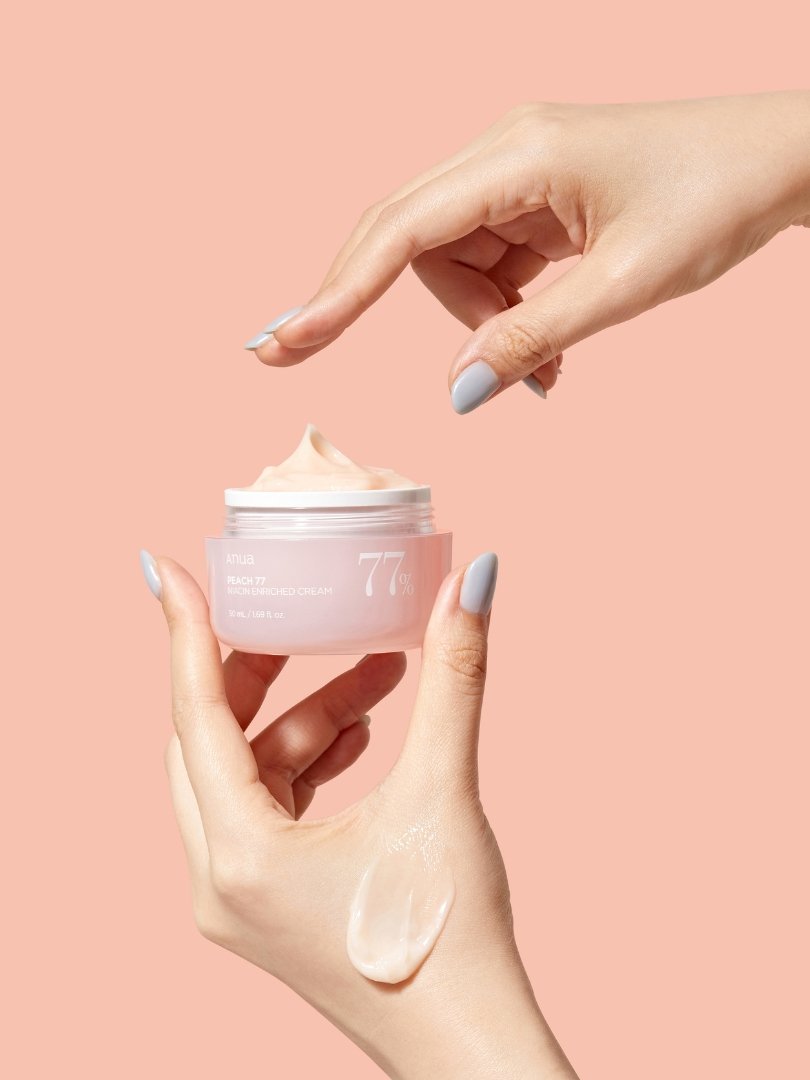 Anua Anua Peach 77% Niacin Enriched Cream – Ενυδατική κρέμα-τζελ με προβιοτικά για ελαστικό δέρμα