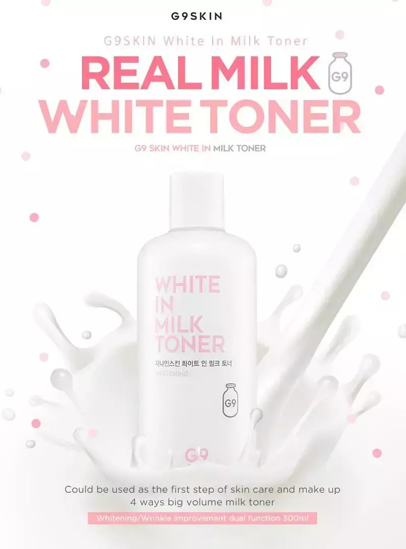 G9 Skin White In Milk Toner - 300ml