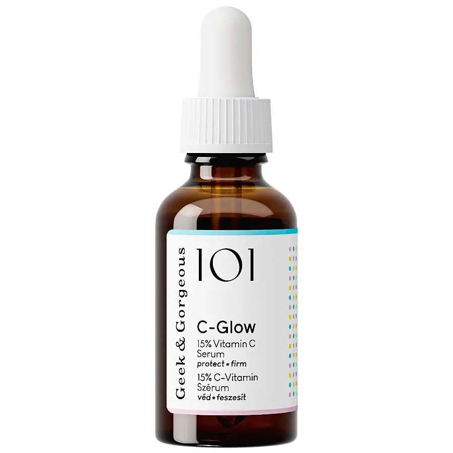 Geek & Gorgeous C-Glow Αντιγηραντικό Serum Προσώπου με Βιταμίνη E 30ml
